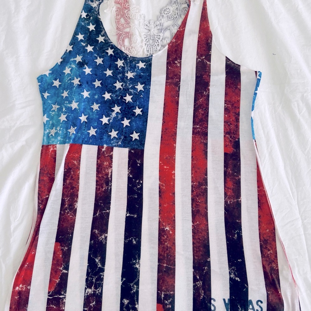American Flag tank!